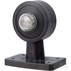 Gabaritinis žibintas LED, apvalus, 12/24V, skaidrus, tvirtinamas varžtais, 95x84mm, Waś 1400699702