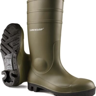 Apsauginiai guminiai auliniai batai Dunlop Protomastor, žali, S5 klasė, 44 dydis (UK 10), 142VP44