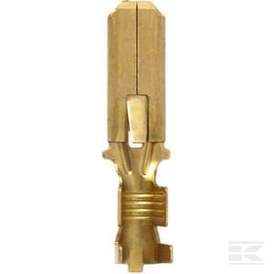 Peilinis gnybtas, vyriškas, gintarinis, 2.5mm² 6.3mm 1440000022