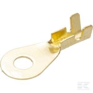 Žiedinis antgalis gintarinis 2.5mm² 0.5mm skylė 4mm 1440000111