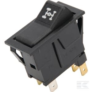 Klavišinis jungiklis I-II ON-ON 5 kontaktų 4WD 16478000