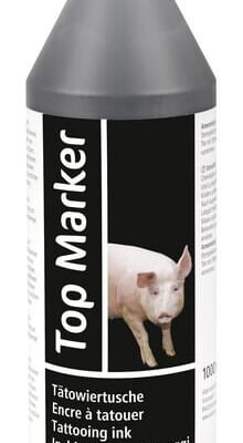Žymėjimo rašalas TopMarker juodas, 1,000ml – 1931 1931KER