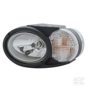 Priekinis žibintas halogeninis, LH, ovalus, 12/24V, balta/pilka/skaidri, tvirtinamas varžtais, 304.5x153.3mm, Deutsch kištukas, Hella 1EB996167177