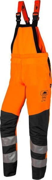 Grandininio pjūklo kombinezonas su petnešomis, ryškiai oranžinis, 1RH1, dydis XL 1RH1OBXL - Image 5