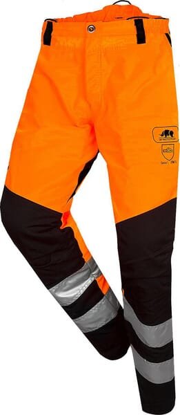 Apsauginės pjūklininko kelnės BasePro SIP, oranžinės, dydis L, 1RQ1OBL - Image 3