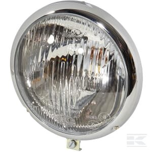 Priekinis žibintas halogeninis, apvalus, 12V, baltas, korpusas: sidabrinis, Ø148mm, Hella 1S3001442001