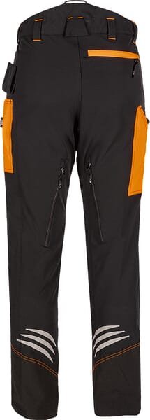 Apsauginės pjūklininko kelnės Ninja, juodos / oranžinės, dydis L, 1SPO718RL - Image 4