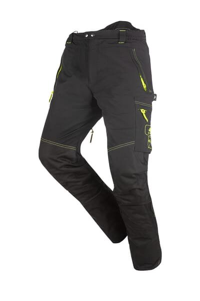 Apsauginės pjūklininko kelnės SIP, Hi-Vis, juodos, dydis 41–45" / L32", 1XRPA2PT32XL - Image 2
