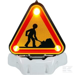Triflash LED 12V 500mm, klasė II, 3m kabelis, elektrinis pakėlimas 2090L5220E