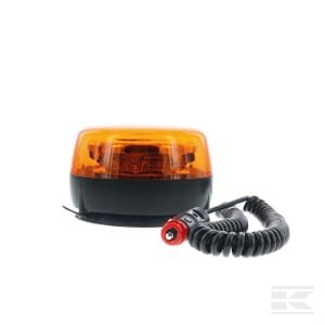 Švyturėlis LED, 11W, 9–32V, geltonas, magnetinis stiebo tvirtinimas, rotacinis, Ø140x94 mm, ATLAS 212520