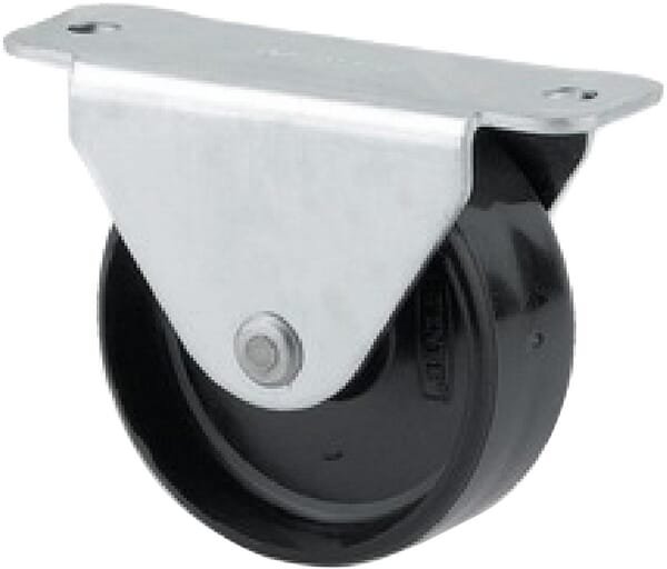 Fiksuotas ratukas, poliamidinis ratas: Ø 30x15mm, plokštelės tvirtinimas: 45x20mm apkrova: 30kg, Tente – 2198UOI030P604520