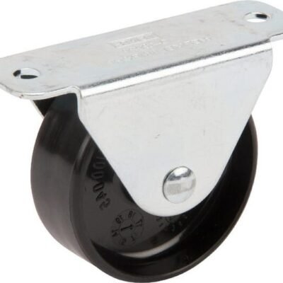 Fiksuotas ratukas, poliamidinis ratas: Ø 45x18mm, plokštelės tvirtinimas: 67x24mm apkrova: 40kg, Tente – 2198UOI045P606724