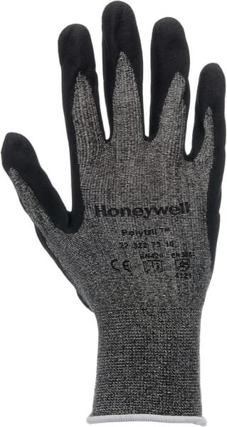 Darbo pirštinės Honeywell Polytril™ Air Comfort, juodos, medvilnės ir Lycra, 24,5 cm, dydis 9/L, 223227309