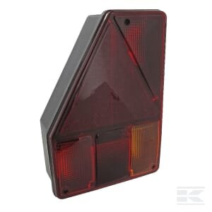 Galinė lempa LH halogeninė, 12V, raudona/geltona, tvirtinama varžtais, Earpoint by Aspöck 244001007