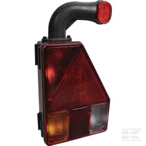 Galinė lempa RH halogeninė, 12V, raudona/geltona/skaidri, tvirtinama varžtais, Earpoint by Aspöck 244255007