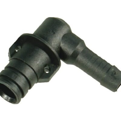 Įspaudžiamas žarnos antgalis 90°x5/8" 28030027