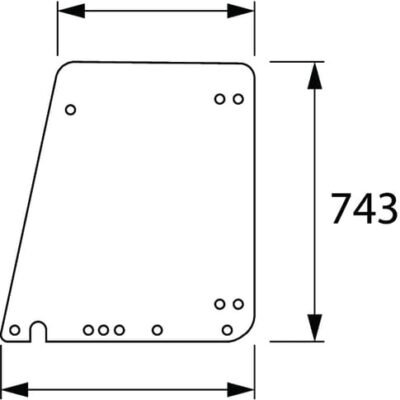 Durų stiklas – 297810030032N