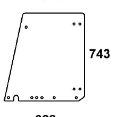 Durų stiklas Viršutinė – 297810030500N