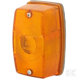 Posūkio žibintas 21W, stačiakampis, 12/24V, geltonas, tvirtinamas varžtais, 114x50x70mm, Hella 2BA002324001