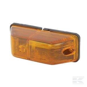 Posūkio žibintas RH 21W, stačiakampis, 12/24V, geltonas, tvirtinamas varžtais, 140x, Hella 2BM006692021