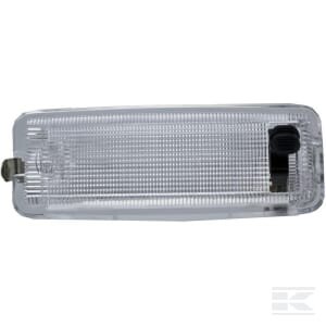 Salono lempa, stačiakampė, 12V, skaidri, su spaustuku, 82x316mm, Hella 2JA002931031