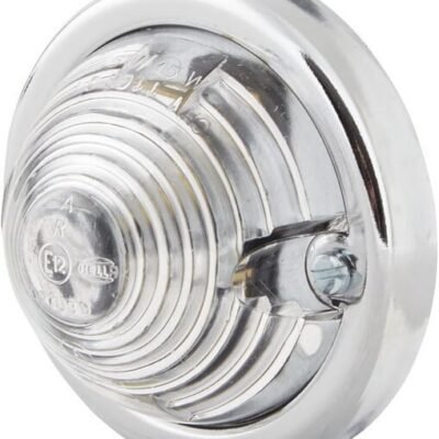 Gabaritinis žibintas 5W, apvalus, 12/24V, skaidrus, tvirtinamas varžtais, Ø70mm, Hella 2PF997022011