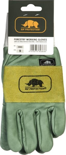Miškininko darbo pirštinės SIP 2SA3 Forestry, žalios, odinės, dydis 11/2XL, 2SA311 - Image 3