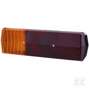 Galinė lempa RH, stačiakampė, 12/24V, geltona/raudona, tvirtinama varžtais, 330x78x95mm, Hella 2SD001688141