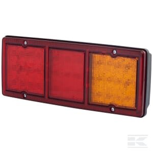 Galinė lempa LED, stačiakampė, 9/36V, raudona/geltona, tvirtinama varžtais, 326x68x130mm, 33 LED, Hella ValueFit 2SD357024001