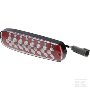 Galinė lempa LED, stačiakampė, 12/24V, skaidri/geltona/raudona, tvirtinama varžtais, ECE, Hella 2SK343910057