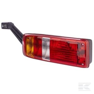 Galinė lempa LH, stačiakampė, 24V, geltona/skaidri/raudona, tvirtinama varžtais, Hella 2VP340931171