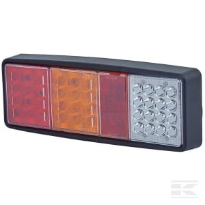 Galinė lempa LED, stačiakampė, 9/36V, raudona/geltona/balta, tvirtinama varžtais, 275x33.5x99.3mm, Hella ValueFit 2VP357019011