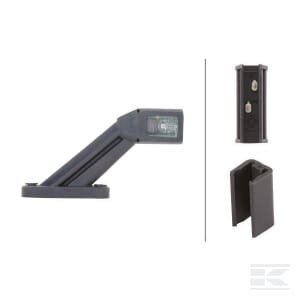 Gabaritinis žibintas LH LED, 1.20W, 12/24V, tvirtinamas varžtais, 102x, Quick-link, 4 LED, Hella 2XS011769091