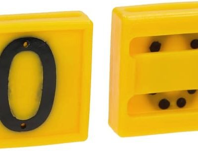 Marking Number, No. 0 yellow 45x45mm Farma – 306000FA