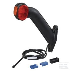 Gabaritinis žibintas LH 12V, raudona/geltona, tvirtinamas varžtais, Aspöck 313409017