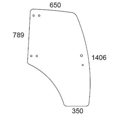Dešinysis durų stiklas – 3203102N