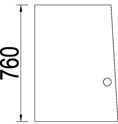 Slidable rear glass CNH – 3217771R1