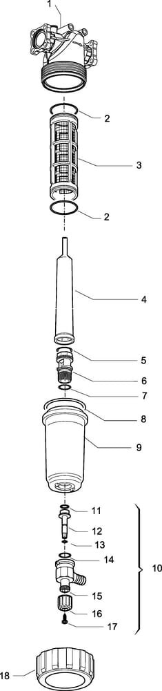 Slėgio filtras, savaiminio išsivalymo 32291135 - Image 3