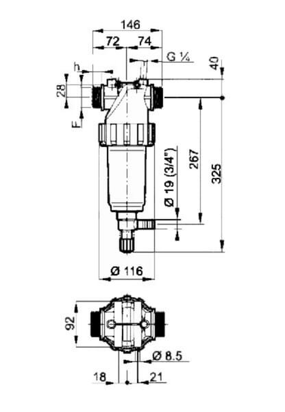 Slėgio filtras 1 1/2" 32621635 - Image 3