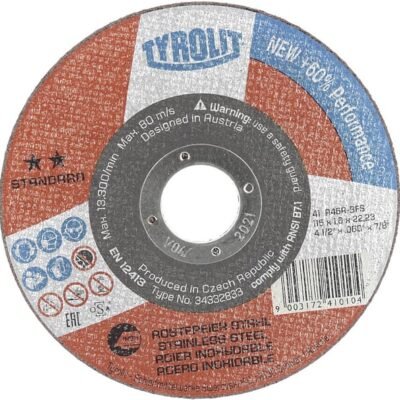 Pjovimo diskas 115×1,6×22,23 mm A46R-BFS 34332833