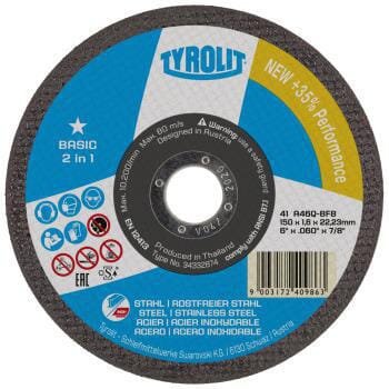 Pjovimo diskas 125×1,6×22,23 F41 A46Q-BFB 34332873