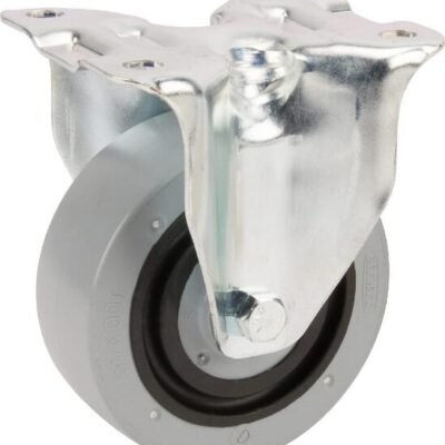 Fiksuotas ratukas, Tente, poliamidinis ratas, Ø 100x36 mm, plokštė 103x85mm, apkrova 160 kg – 3478HUR100P62