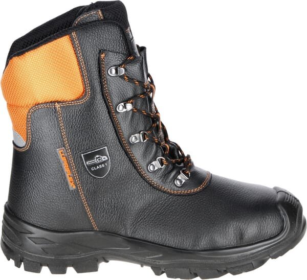 Apsauginiai grandininių pjūklų batai Lupriflex Eco Hunter Basic, juodi/oranžiniai, 43 dydis (UK 9), 361643 - Image 4
