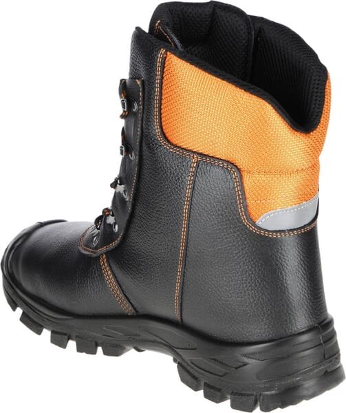 Apsauginiai grandininių pjūklų batai Lupriflex Eco Hunter Basic, juodi/oranžiniai, 42 dydis (UK 8), 361642 - Image 5