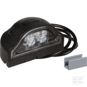 Numerio apšvietimas LED, stačiakampis, 24V, skaidrus, tvirtinamas varžtais, 100x60mm, Regpoint I by Aspöck 363604007