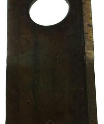 Kairysis šienapjovės peilis, 94 × 40 × 3 mm, skylė Ø19 mm, Kramp, 001474195KR