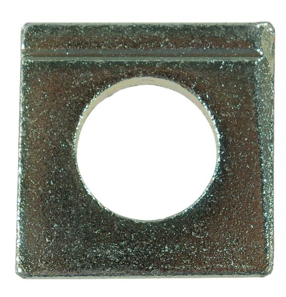 Square taper Poveržlė M12x26x4.9/2.5mm, plieninė cinkuota DIN 434 Kramp 43412
