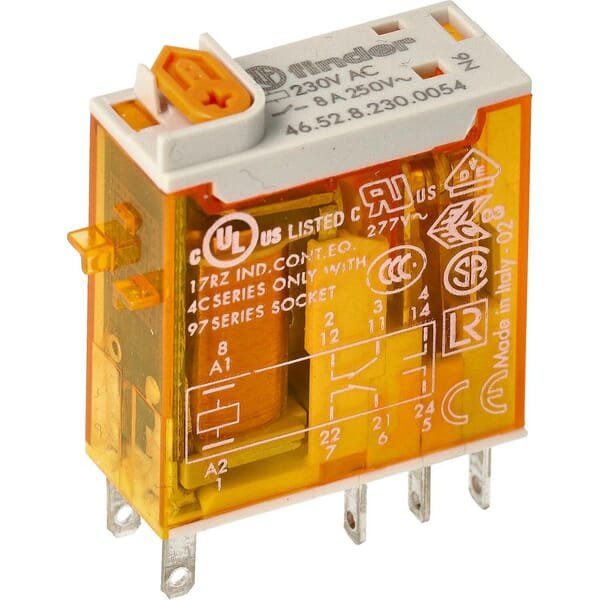 Relė 2W 8A 230V/AC Finder – 465282300054 - Image 2