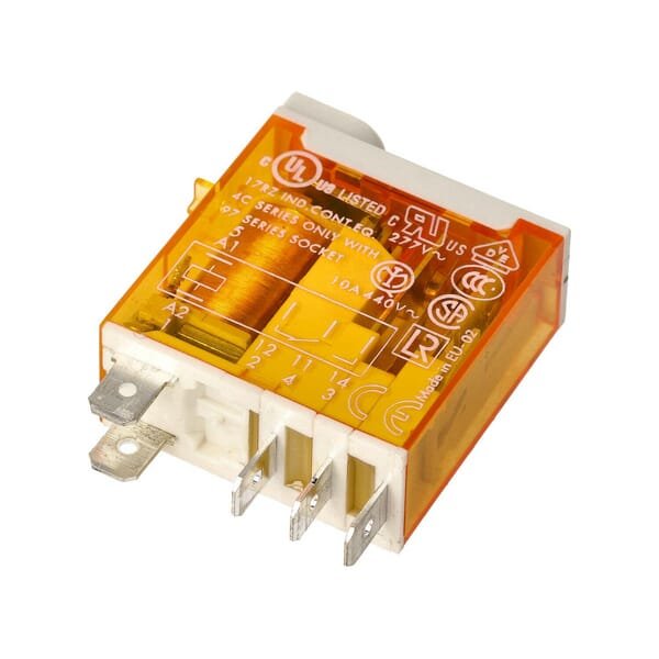 Mini.rel.1CO 16A/230V AC/AgSnO2 Test Mygtukas/Mech.ind. Finder – 466182304040 - Image 2