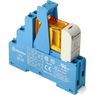Relė interface Mod. Varžtas terminal 2CO 8A/24V AC/Agni/LED/varistor Finder – 485280240060